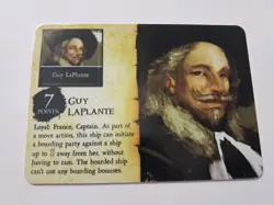 Pirates CSG Fire and Steel # 090 Guy LaPlante French Crew Unpunched Card WizKids - Image 3