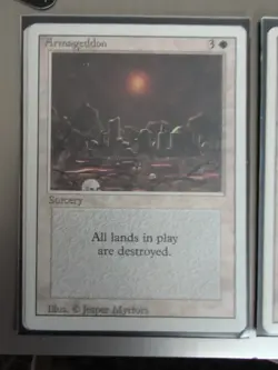 MTG Armageddon 4th Edition Regular Rare Card LP - Image 1