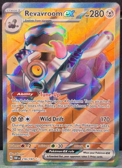 Revavroom ex 216/197 Ultra Rare Holo Obsidian Flames Pokemon TCG Card Near Mint - Image 1