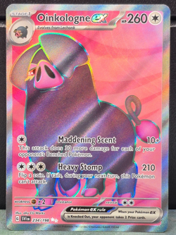 Oinkologne ex 234/198 Ultra Rare Holo Scarlet Violet Base Set Pokemon Card NM - Image 1
