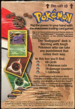 1x Sealed BODYGUARD Theme Deck Fossil (60 Pokemon Cards) - Image 3