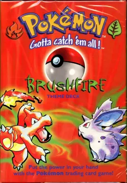 Sealed BRUSHFIRE Base Set Theme Deck - WITH Damage Counters (60 Pokemon Cards) - Image 2