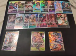 One Piece TCG 16 SR & 3 SEC 1 Don Card Lot Japanese Near Mint US Quick Shipping - Image 1