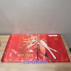 One Piece Chinese Card Game Exclusive 1st Anniversary Nami Card Playmat Sealed ! - Image 1