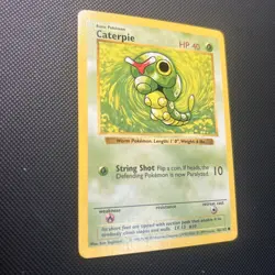 Caterpie 45/102 Shadowless Base Set Pokemon Card - Image 3