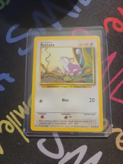RATTATA - 61/102 - Base Set - Pokemon Card - Image 1