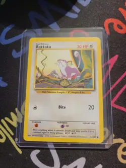 RATTATA - 61/102 - Base Set - Pokemon Card - Image 4