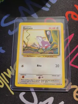 RATTATA - 61/102 - Base Set - Pokemon Card - Image 5
