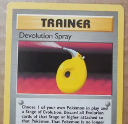 Devolution Spray 72/102 Rare Non-Holo Base Set Pokemon Trainer Card LP - Image 2