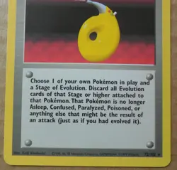 Devolution Spray 72/102 Rare Non-Holo Base Set Pokemon Trainer Card LP - Image 3