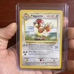 Pokemon TCG Pidgeotto Vintage Base Set 22/102 Regular Card Shadowless c625 - Image 1