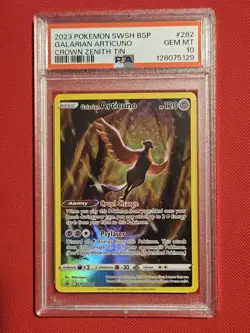 PSA 10 Galarian Articuno SWSH282 SWSH: Sword & Shield Promo Cards Holo PSA 10 - Image 1
