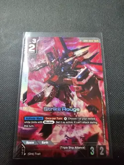 Gundam Card Game Newtype Rising Strike Rouge GD01-069 R+ Holo Foil English NM - Image 1