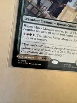 MTG Miles Morales SPM 0108 M NM Regular - Image 3
