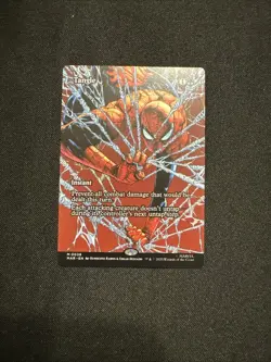 Tangle 0038 Regular Borderless Marvels Spider-Man MTG - Image 1