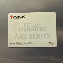 Beyond The Quiet MINT Art Card Gold Stamped Signature 38/54 Malyon EOE MTG - Image 3