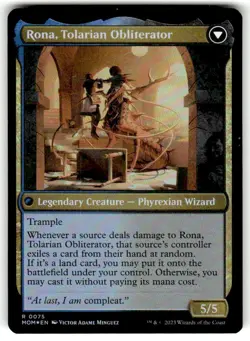 March of the Machine Rona, Herald of Invasion // Rona, Tolarian Obliterator FOIL - Image 2