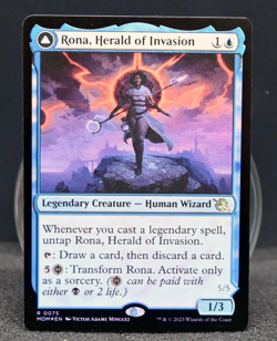 🌀 MTG Rona, Herald of Invasion #75 | FOIL | Near Mint | March of the Machine - Image 1