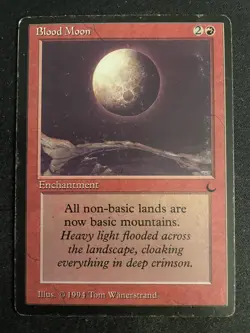MTG Magic the Gathering The Dark Blood Moon - Image 1