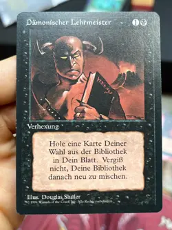 German FBB • Demonic Tutor • Unplayed / LP + • Mtg (1836) - Image 1