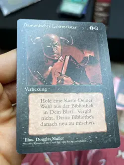 German FBB • Demonic Tutor • Unplayed / LP + • Mtg (1836) - Image 2