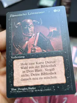 German FBB • Demonic Tutor • Unplayed / LP + • Mtg (1836) - Image 3