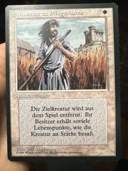 German FBB • Swords To Plowshares • Unplayed / Very Clean • Mtg (344) - Image 1
