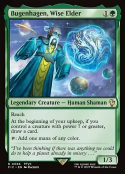 Bugenhagen, Wise Elder Light Play, English Magic the Gathering MTG Commander: Fi - Image 1