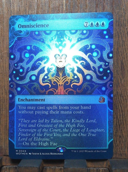 Omniscience - [Foil, Showcase] Wilds of Eldraine: Enchanting Tales (WOT) MINTY ! - Image 1