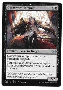 MAGIC THE GATHERING OATHSWORN VAMPIRE CREATURE KIGHT 70 MTG - Image 1