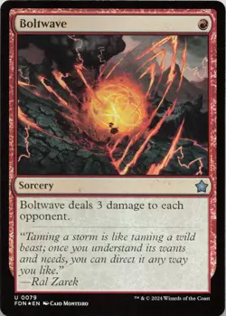 Boltwave - FOIL - U Foundations 79 - MTG - Image 1
