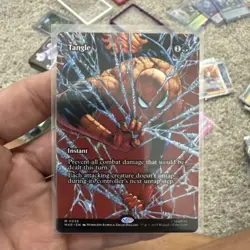 Tangle Borderless 0038 MTG Spider-Man NM/M - Image 1