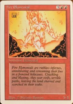 Fire Elemental Revised Edition Moderate Play MTG Magic DNA GAMES - Image 1