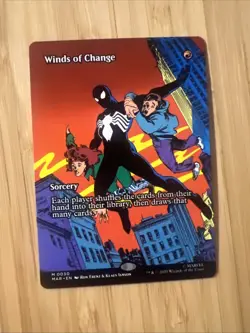 🔮 MTG: Winds of Change Borderless - Marvel: Spider-Man -Ships Immediately - Image 1