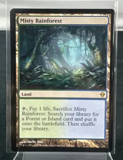 Magic The Gathering: Misty Rainforest Zendikar Regular - MR6 - Image 1