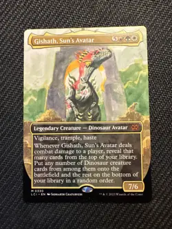 Gishath, Sun's Avatar (Borderless) The Lost Caverns of Ixalan Regular - Image 1