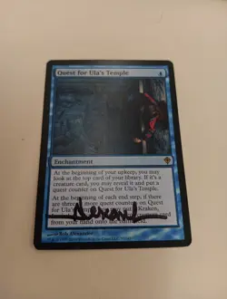 Quest For Ula's Temple Signed by Rob Alexander Magic the Gathering - Image 1