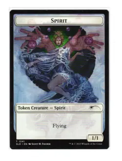 MTG - NM Spirit (SLD) / Ajani's Pridemate - Double-sided Token Secret Lair Drop - Image 1