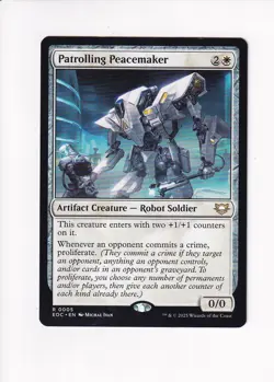 MAGIC THE GATHERING MTG COMMANDER: EDGE OF ETERNITIES PATROLLING PEACEMAKER - Image 1