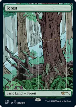 Forest (1134) Secret Lair Drop Series MTG Magic - Image 1