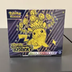 Sealed Pokemon TCG Scarlet and Violet Surging Sparks Elite Trainer Box ETB - Image 1