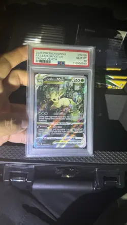 2023 Pokemon SWSH Crown Zenith Full Art Holo Leafeon VSTAR GG35/GG70 PSA 10 - Image 1