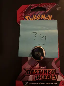 (VERY HEAVY) 33.00g Pokemon TCG Destined Rivals Sleeved Booster Pack (SEALED)✅ - Image 4