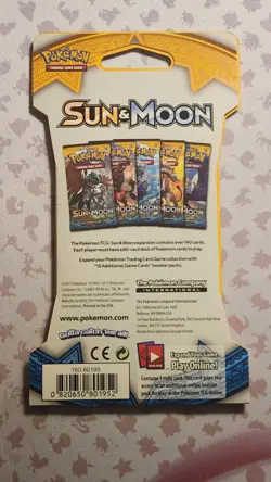 Sun & Moon Base Set Sleeved Booster Pack 2017 Pokemon Primarina Pack Art Sleeve 820650801945 - Image 4
