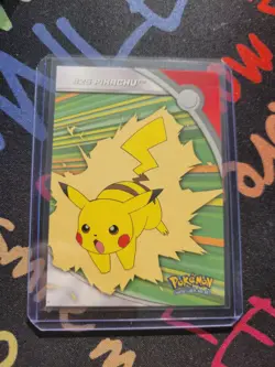 Pokemon Topps Series 2 Heroes & Villains TV Animation Ed HV6 #25 PIKACHU - Image 1