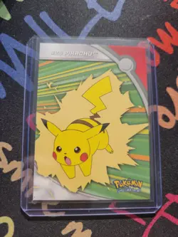 Pokemon Topps Series 2 Heroes & Villains TV Animation Ed HV6 #25 PIKACHU - Image 2