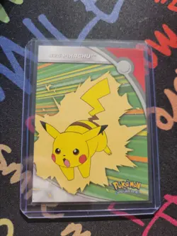 Pokemon Topps Series 2 Heroes & Villains TV Animation Ed HV6 #25 PIKACHU - Image 5