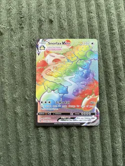 2020 Pokemon TCG - Snorlax Vmax Rainbow - Sword & Shield Secret Rare #206/202 MT - Image 1