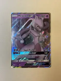 MEWTWO GX 31/68 SM HIDDEN FATES POKEMON (ULTRA RARE, NM) - Image 1