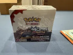 2017 Pokemon TCG Sun & Moon Crimson Invasion Booster Box Factory Sealed - Image 1